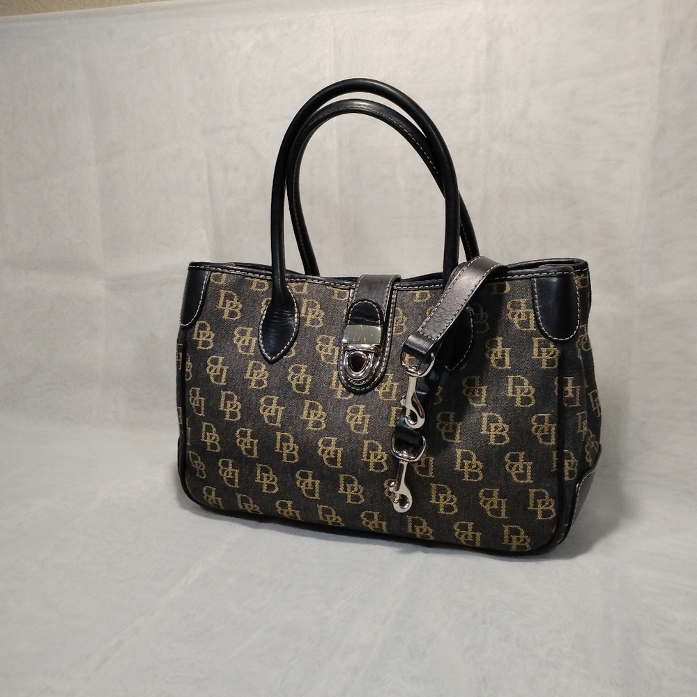 Dooney and Bourke Canvas w/Leather Trim satchel/crossbody - Picture 16 of 16